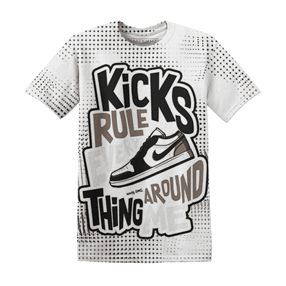 Low-Mocha-1s-T-Shirt-Match-Kicks-Rule-3D