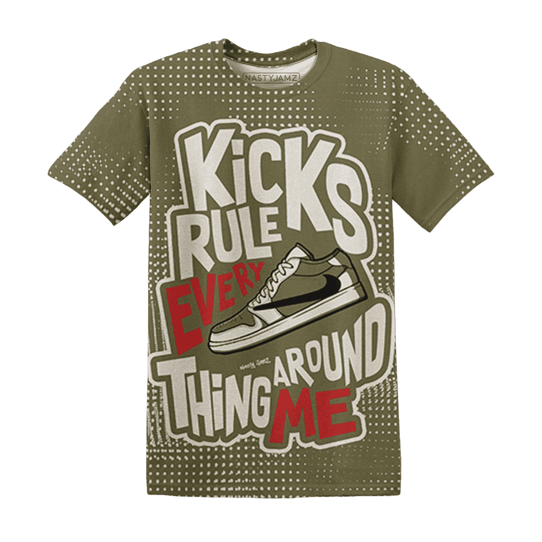 Medium-Olive-1s-T-Shirt-Match-Kicks-Rule-3D