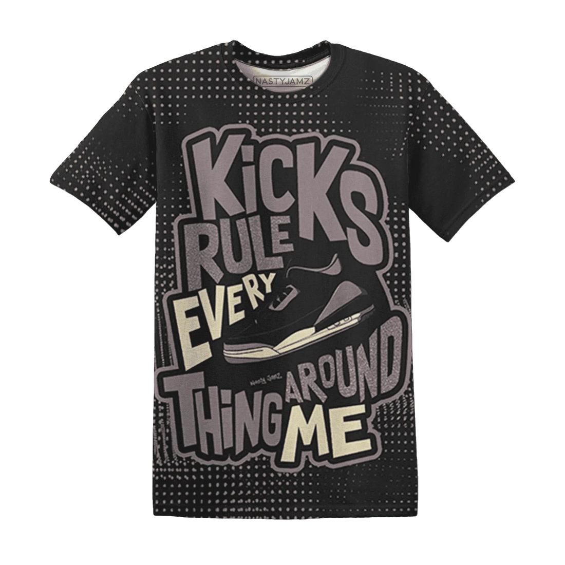 Black-Violet-Ore-3s-T-Shirt-Match-Kicks-Rule-3D