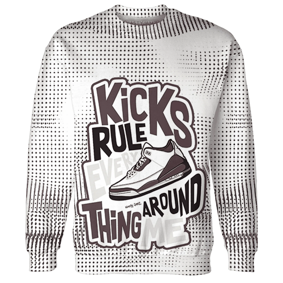 Burgundy-Crush-3s-Sweatshirt-Match-Kicks-Rule-3D