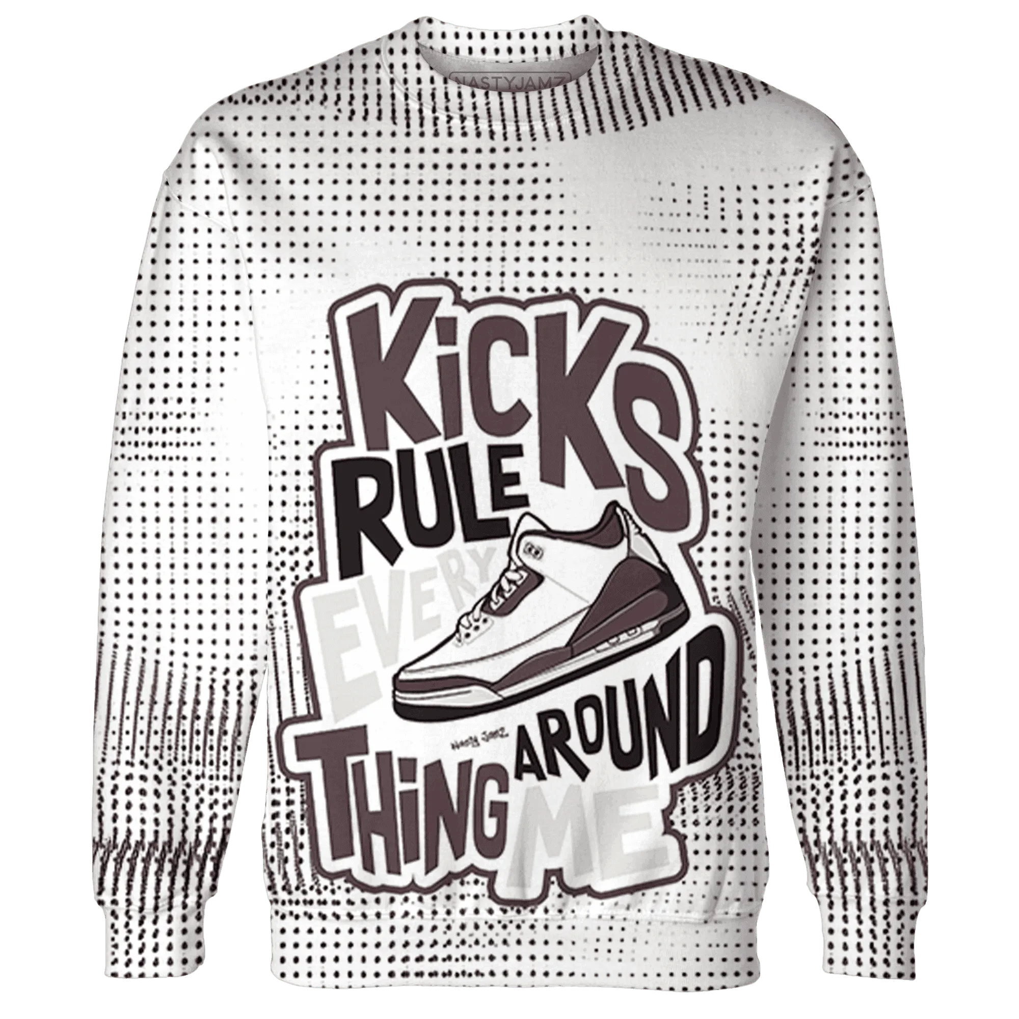 Burgundy-Crush-3s-Sweatshirt-Match-Kicks-Rule-3D