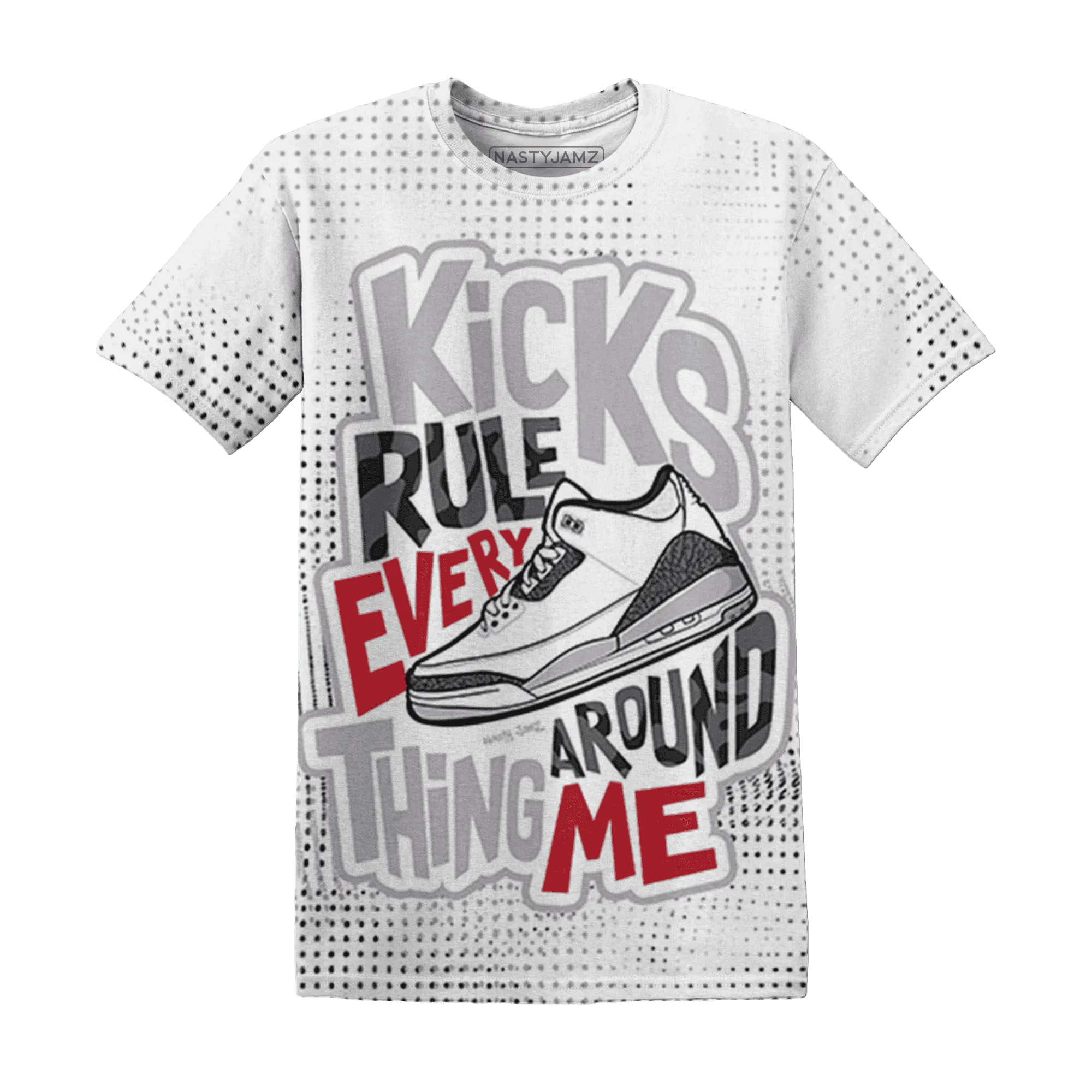 Cement-Grey-3s-T-Shirt-Match-Kicks-Rule-3D