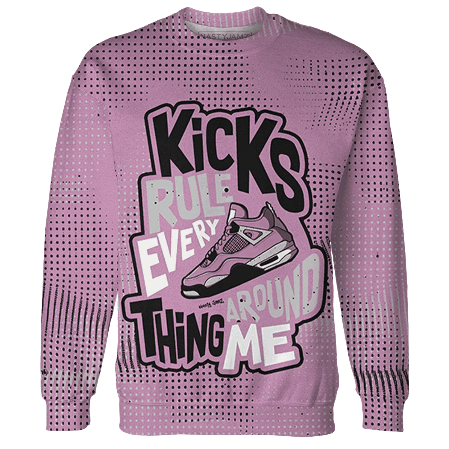 Orchid-Neutral-Grey-Black-White-4s-NastyJamz-Sweatshirt-Match-Kicks-Rule-3D
