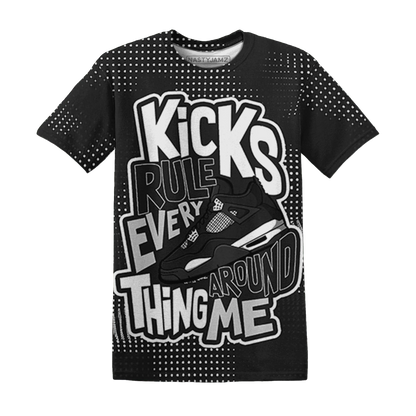 White-Thunder-4s-T-Shirt-Match-Kicks-Rule-3D