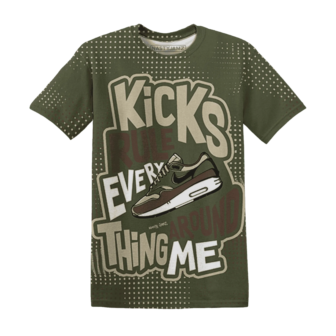 AM-1-Essential-Premium-NastyJamz-T-Shirt-Match-Kicks-Rule-3D