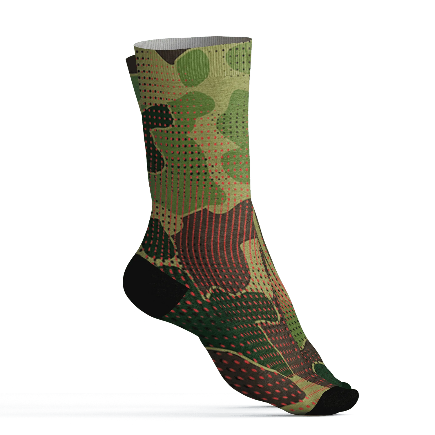 AM-90-Dark-Sage-Solar-Red-NastyJamz-Socks-Match-Kicks-Rule-3D