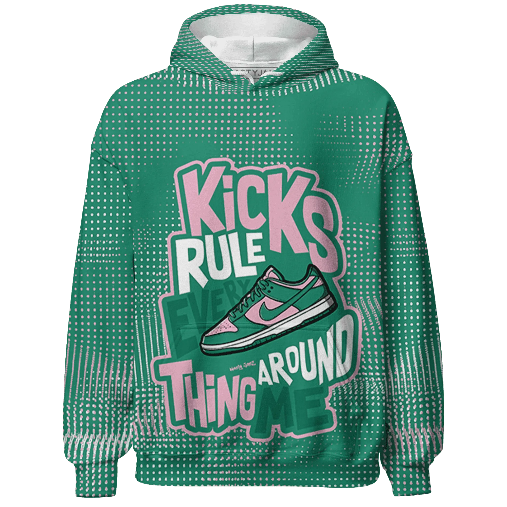 Dunk-Pink-Malachite-Medium-Soft-Low-Sail-Hoodie-Match-Kicks-Rule-3D