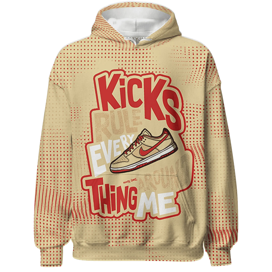 Dunk-Strawberry-Waffle-NastyJamz-Hoodie-Match-Kicks-Rule-3D