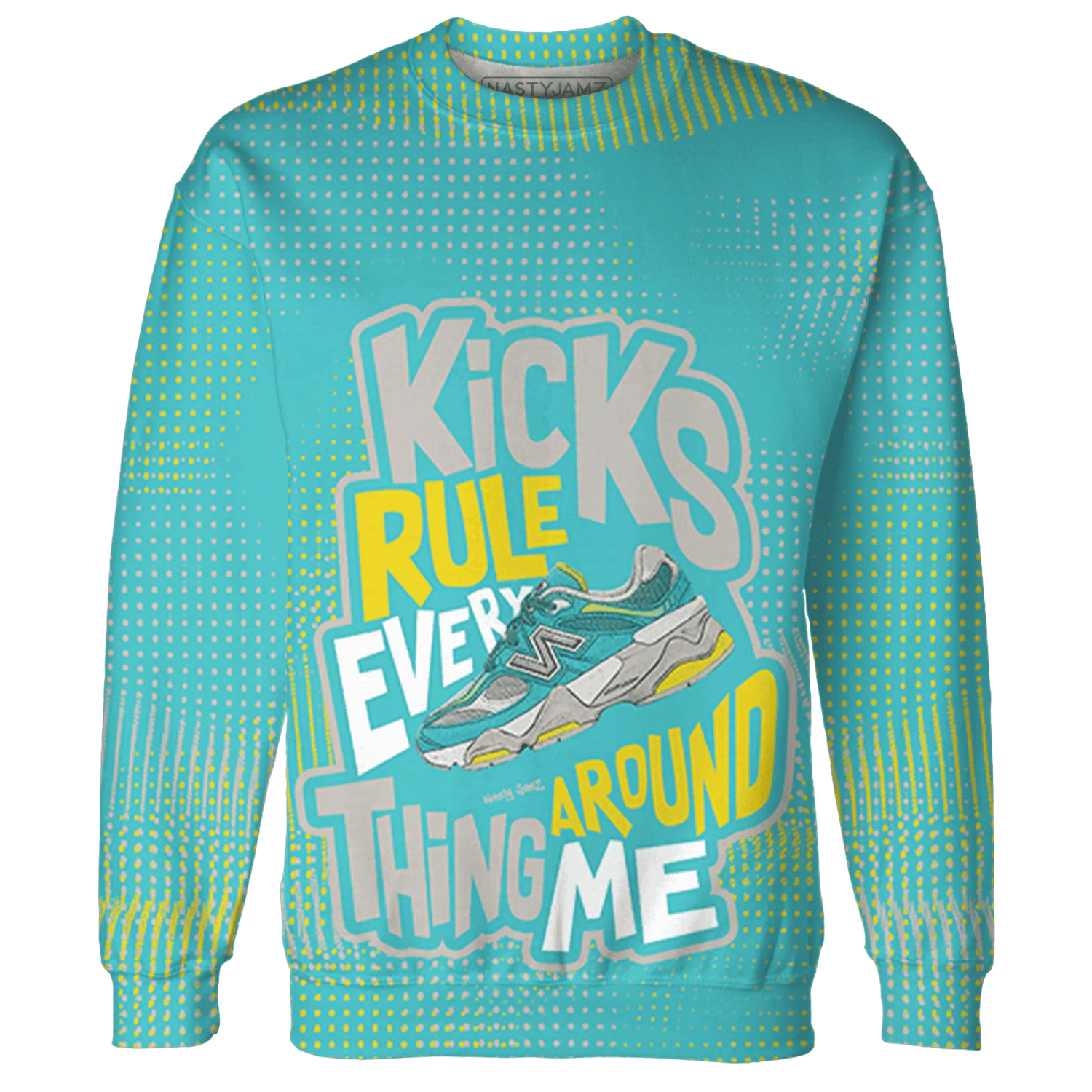 NBL-Cyan-Burst-9060-Sweatshirt-Match-Kicks-Rule-3D