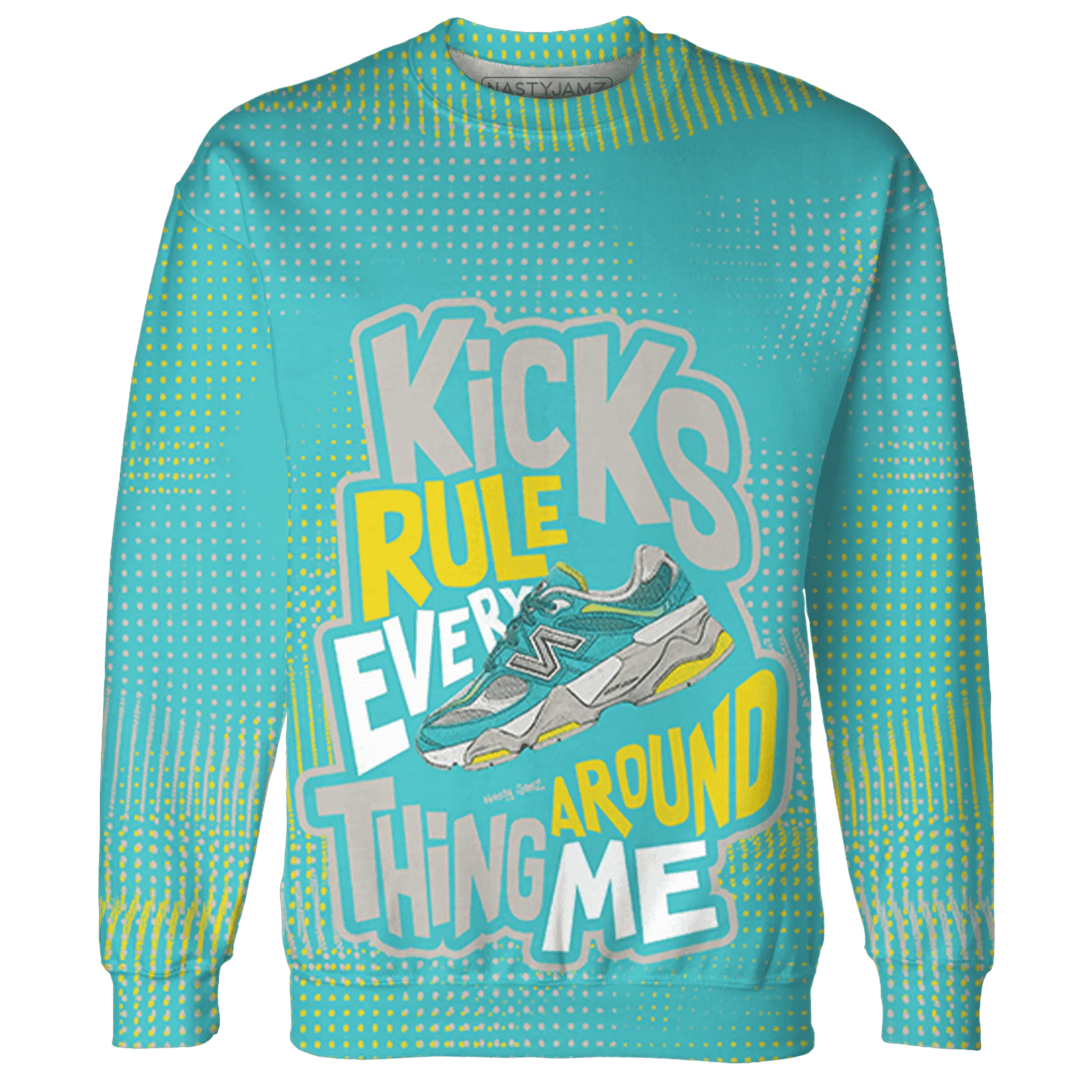 NBL-Cyan-Burst-9060-Sweatshirt-Match-Kicks-Rule-3D