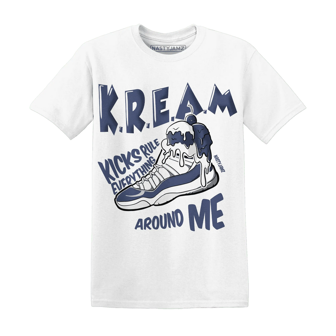 Low-Diffused-Blue-11s-T-Shirt-Match-Kream-Sneaker