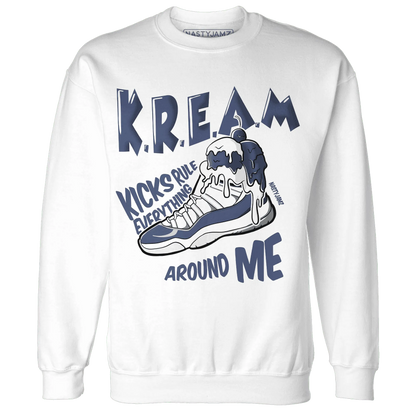 Low-Diffused-Blue-11s-Sweatshirt-Match-Kream-Sneaker