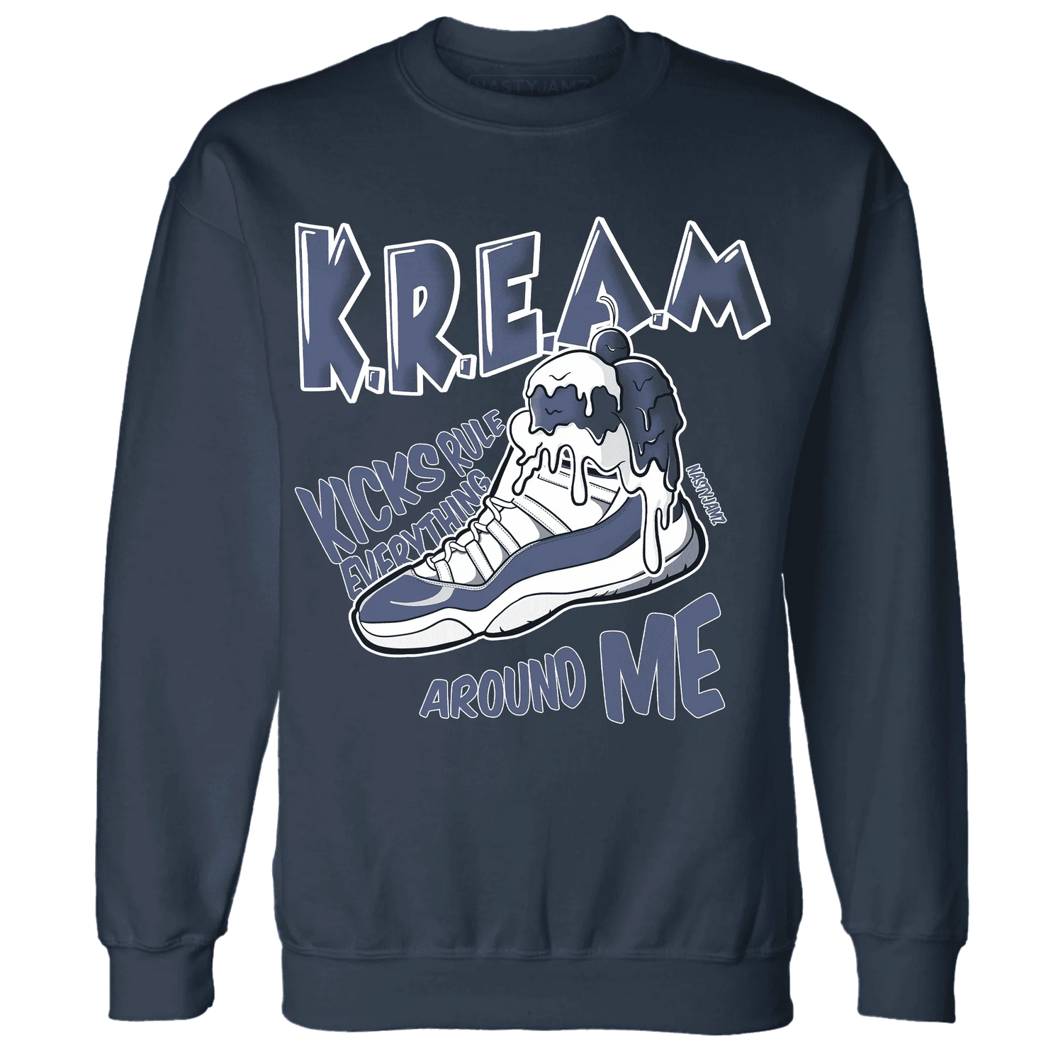 Low-Diffused-Blue-11s-Sweatshirt-Match-Kream-Sneaker