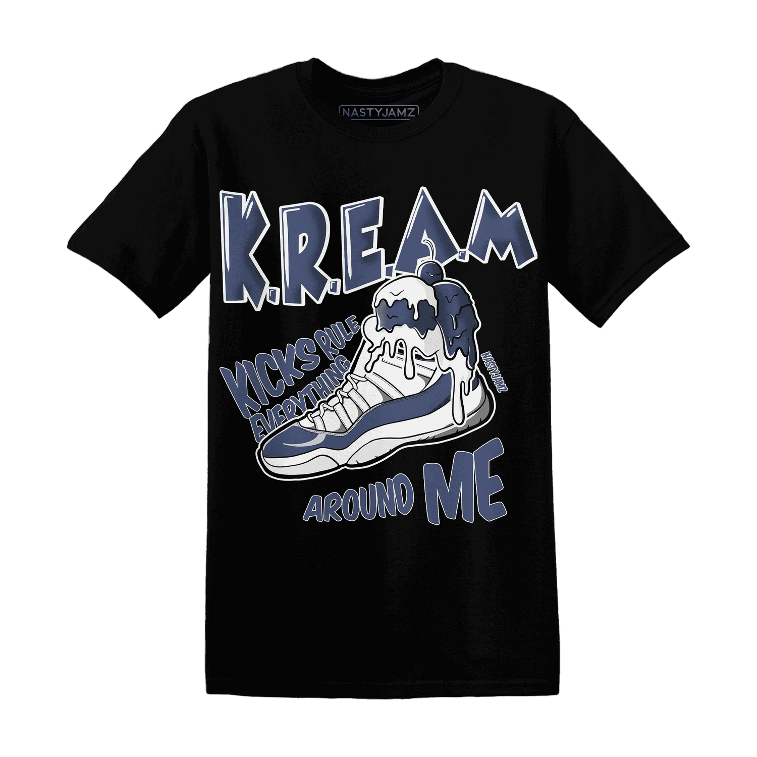 Low-Diffused-Blue-11s-T-Shirt-Match-Kream-Sneaker
