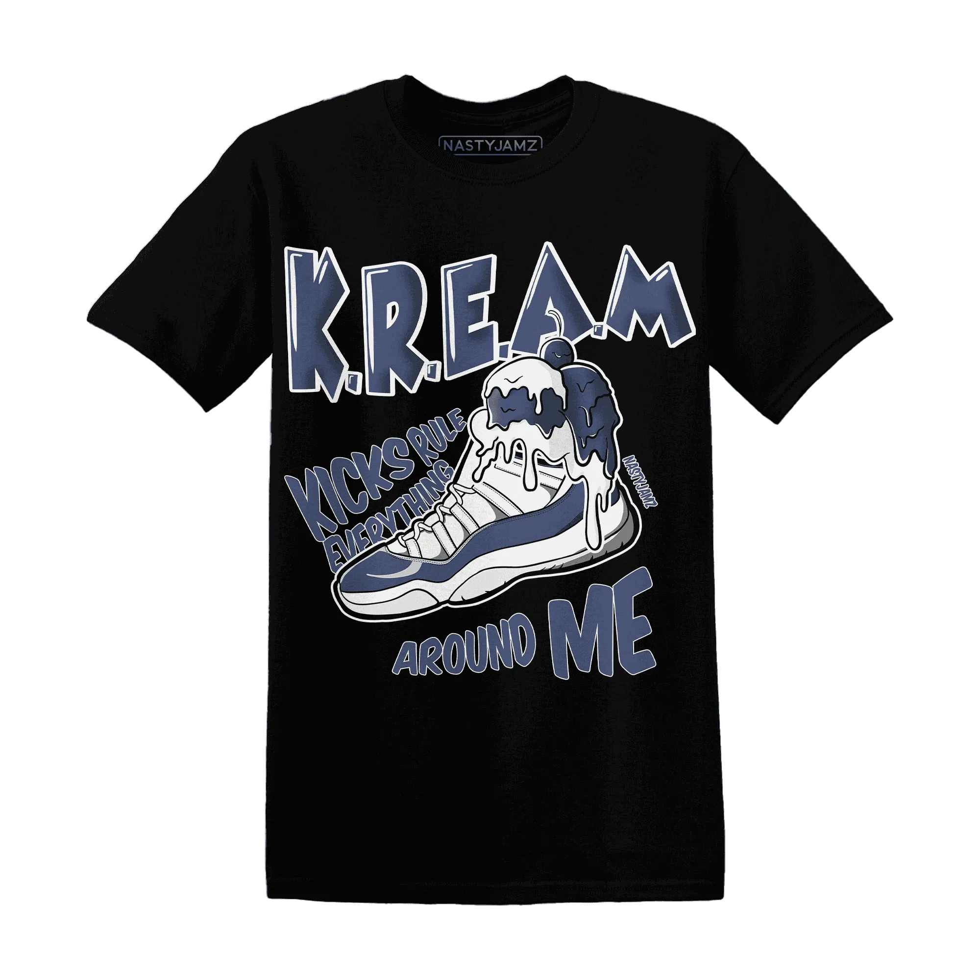 Low-Diffused-Blue-11s-T-Shirt-Match-Kream-Sneaker