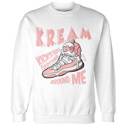 Low Legend Pink 11s Sweatshirt Match Kream Sneaker - NastyJamz