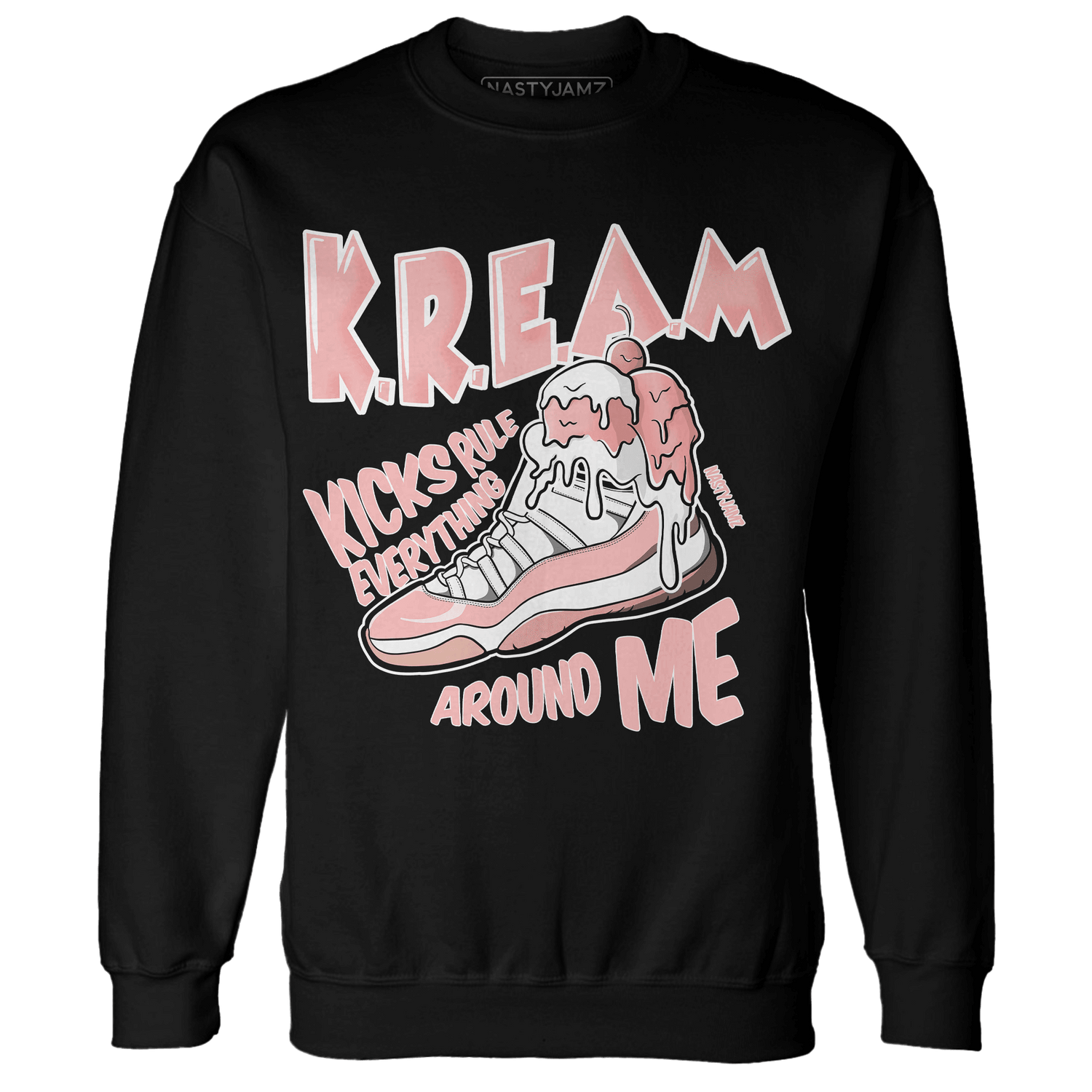Low Legend Pink 11s Sweatshirt Match Kream Sneaker - NastyJamz