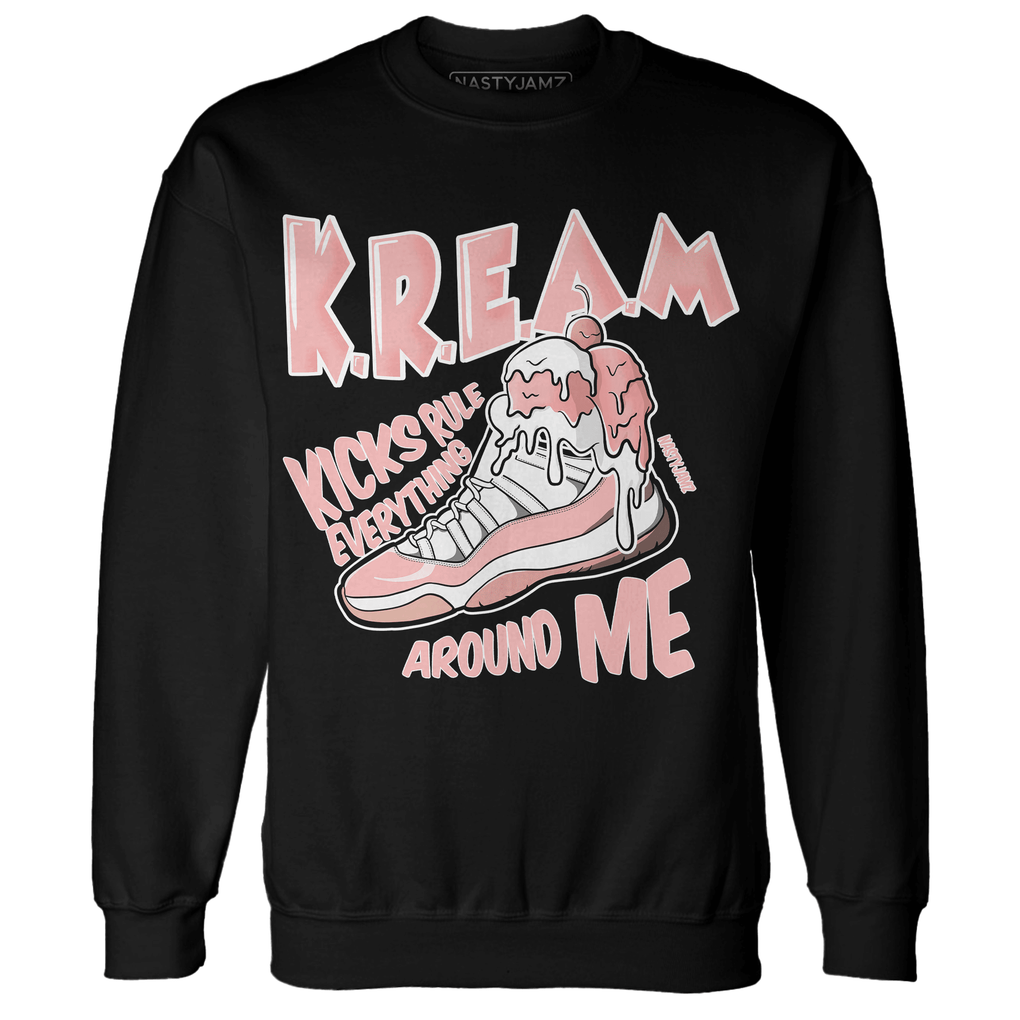 Low Legend Pink 11s Sweatshirt Match Kream Sneaker - NastyJamz