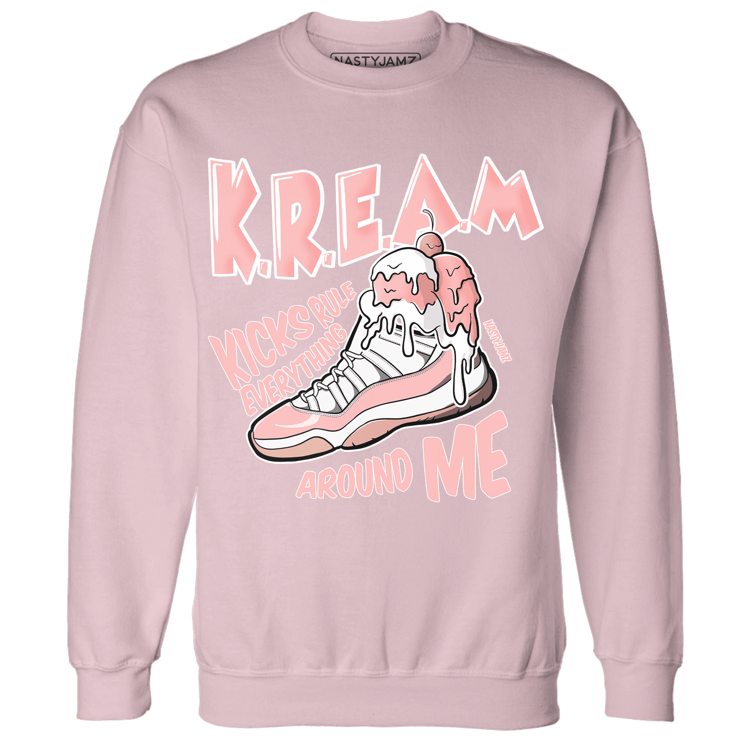 Low Legend Pink 11s Sweatshirt Match Kream Sneaker - NastyJamz