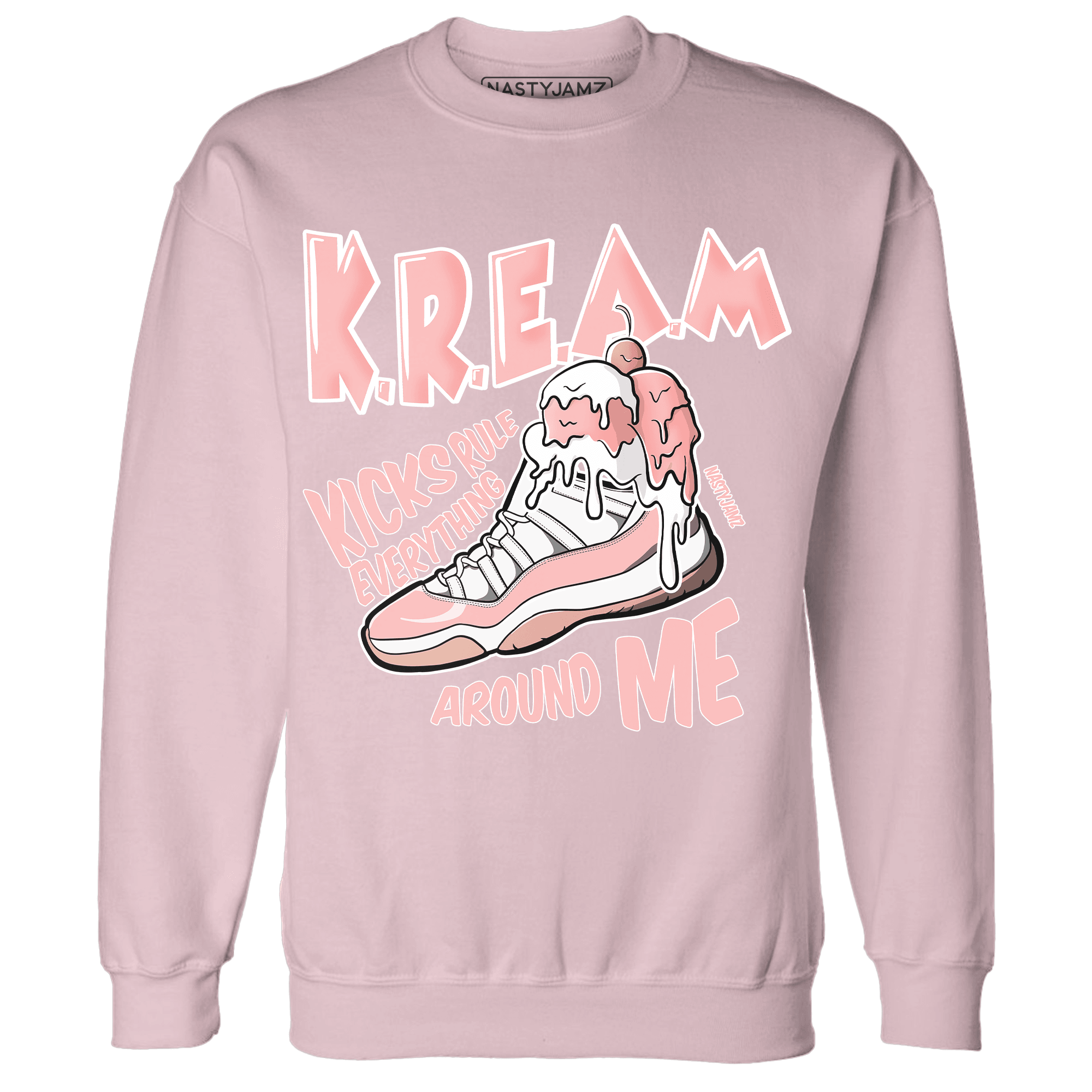 Low Legend Pink 11s Sweatshirt Match Kream Sneaker - NastyJamz