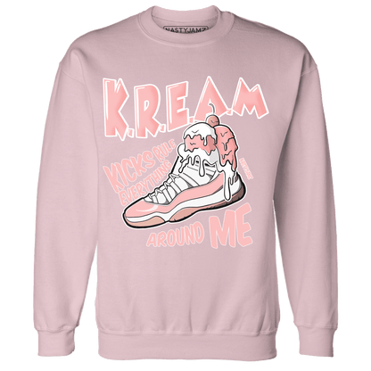 Low Legend Pink 11s Sweatshirt Match Kream Sneaker - NastyJamz
