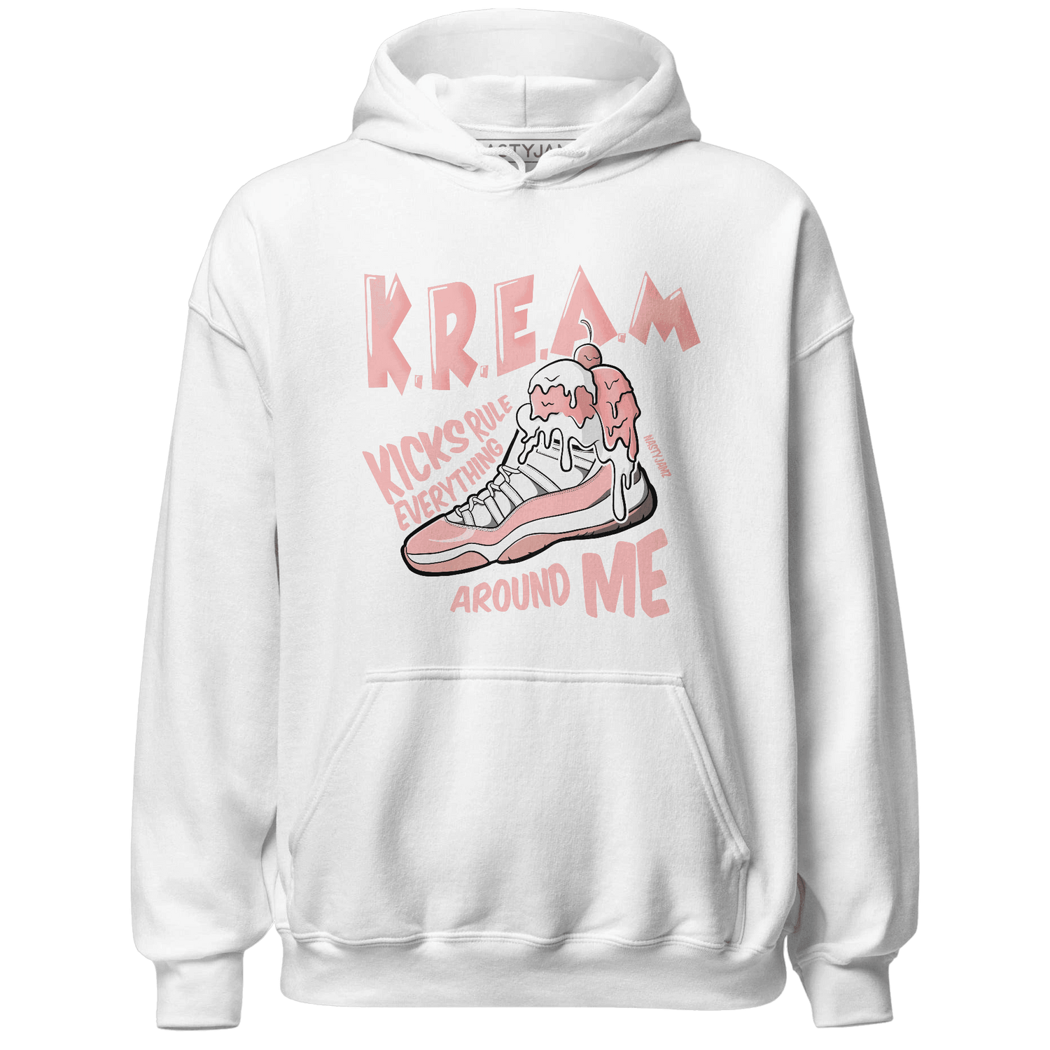 Low Legend Pink 11s Hoodie Match Kream Sneaker - NastyJamz