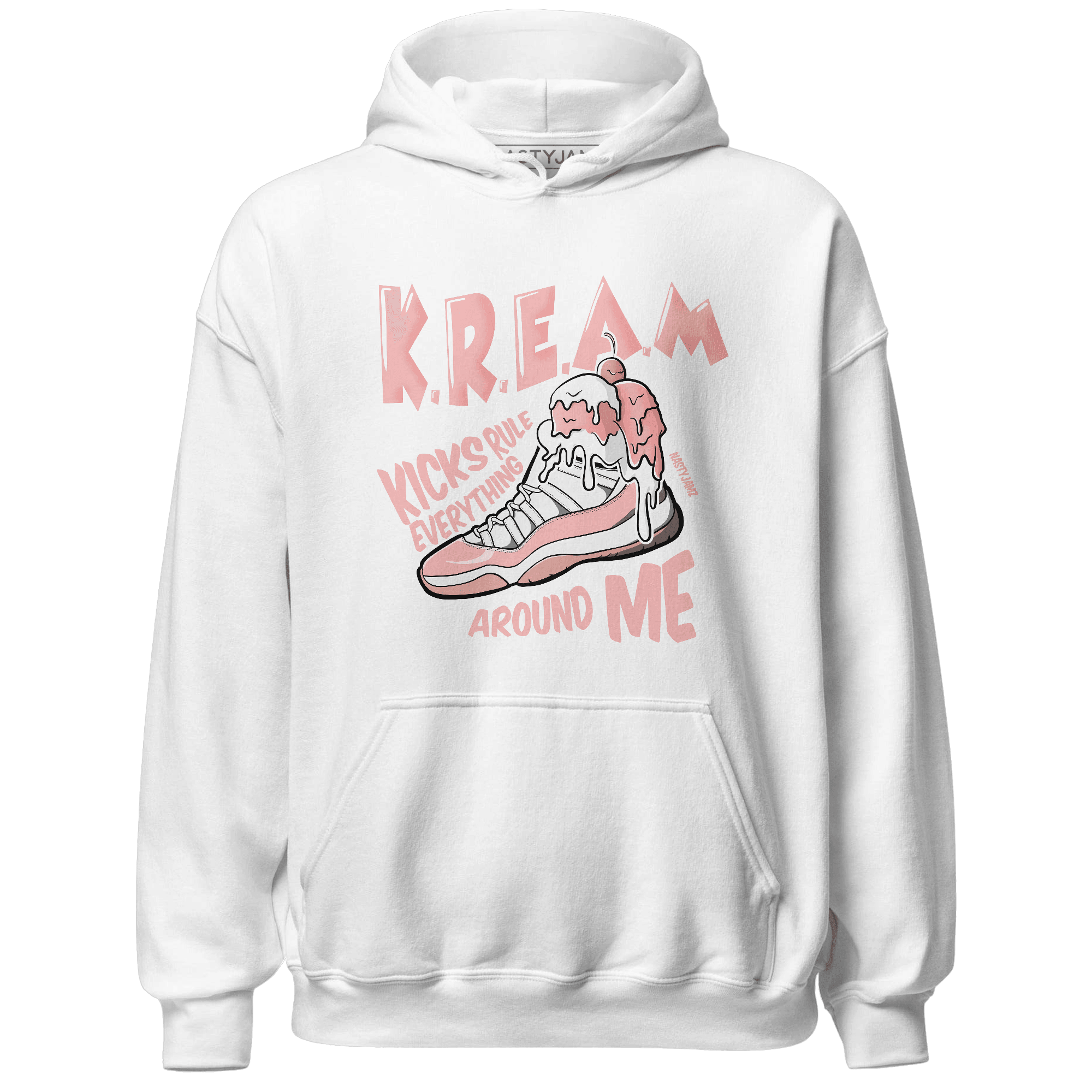 Low Legend Pink 11s Hoodie Match Kream Sneaker - NastyJamz