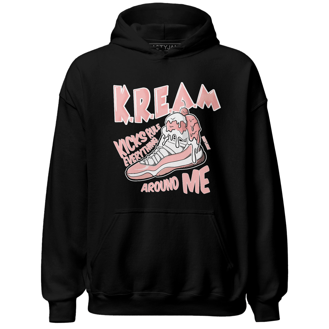 Low Legend Pink 11s Hoodie Match Kream Sneaker - NastyJamz