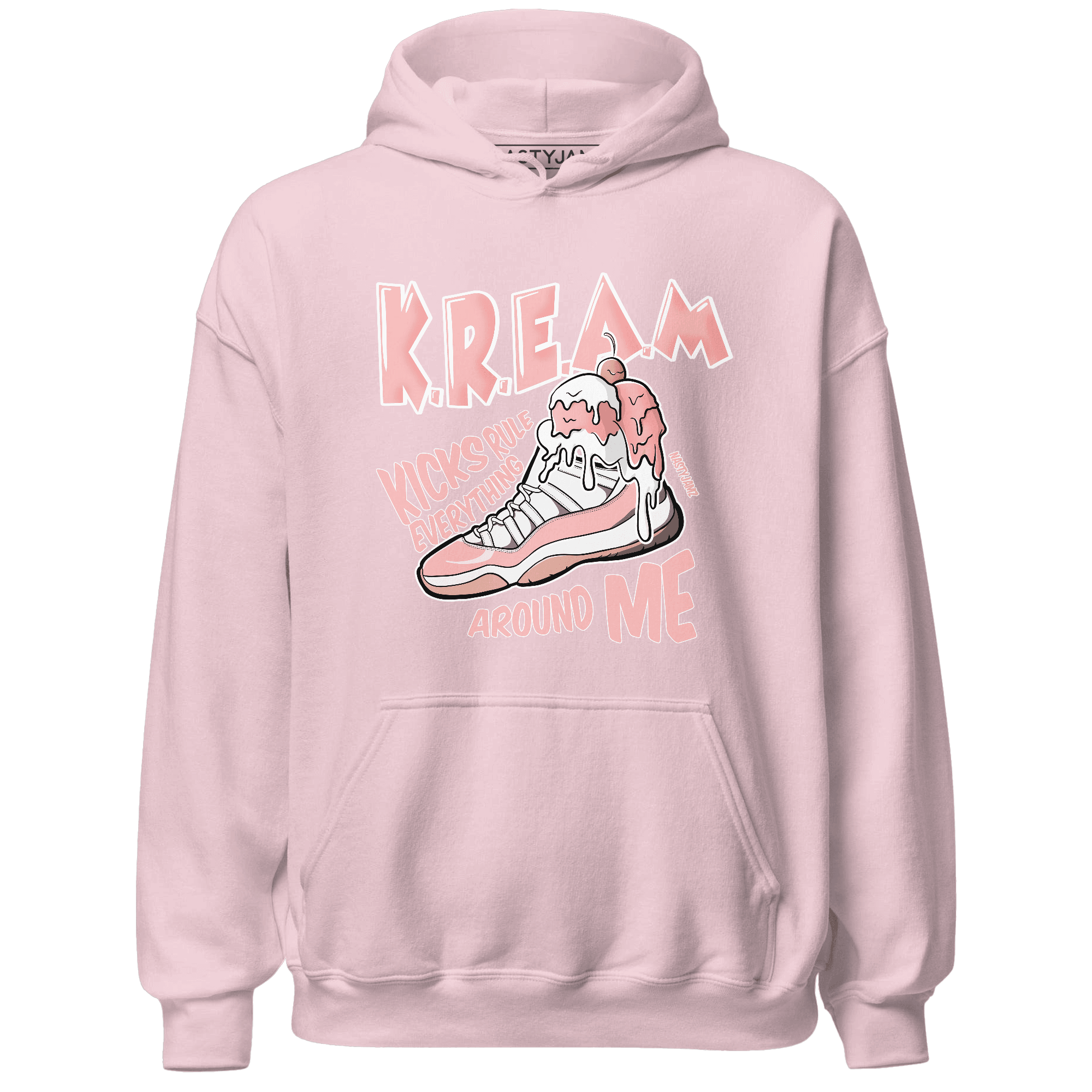 Low Legend Pink 11s Hoodie Match Kream Sneaker - NastyJamz
