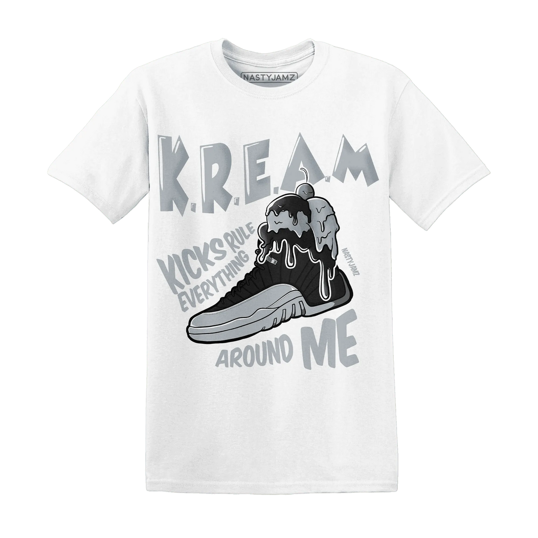 Wolf-Grey-12s-NastyJamz-T-Shirt-Match-Kream-Sneaker