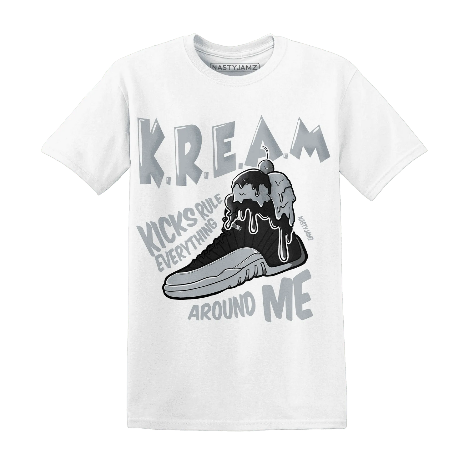 Wolf-Grey-12s-NastyJamz-T-Shirt-Match-Kream-Sneaker