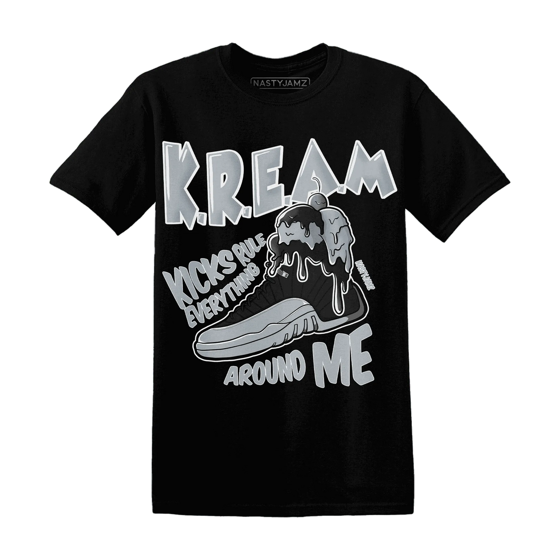 Wolf-Grey-12s-NastyJamz-T-Shirt-Match-Kream-Sneaker