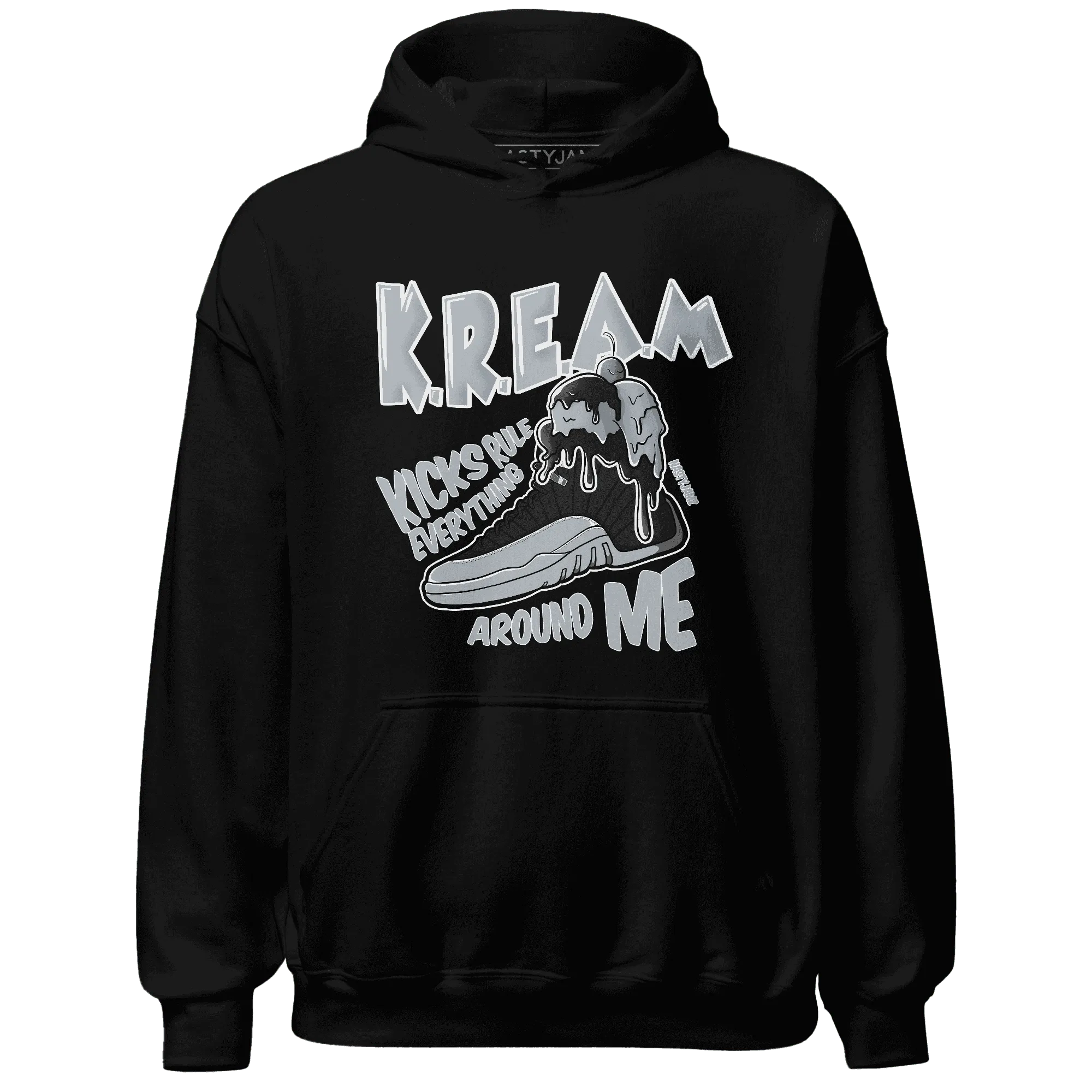 Wolf-Grey-12s-NastyJamz-Hoodie-Match-Kream-Sneaker