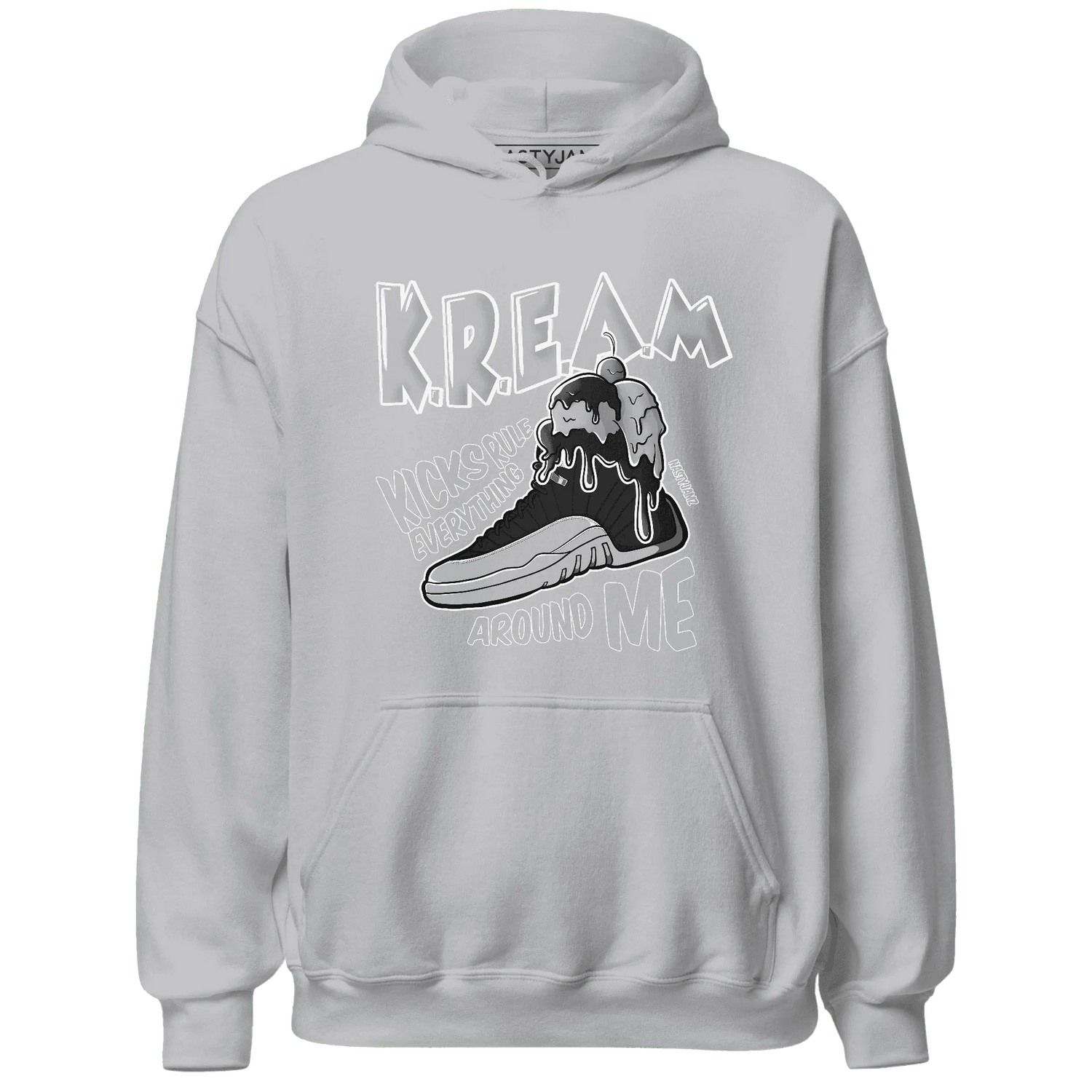 Wolf-Grey-12s-NastyJamz-Hoodie-Match-Kream-Sneaker