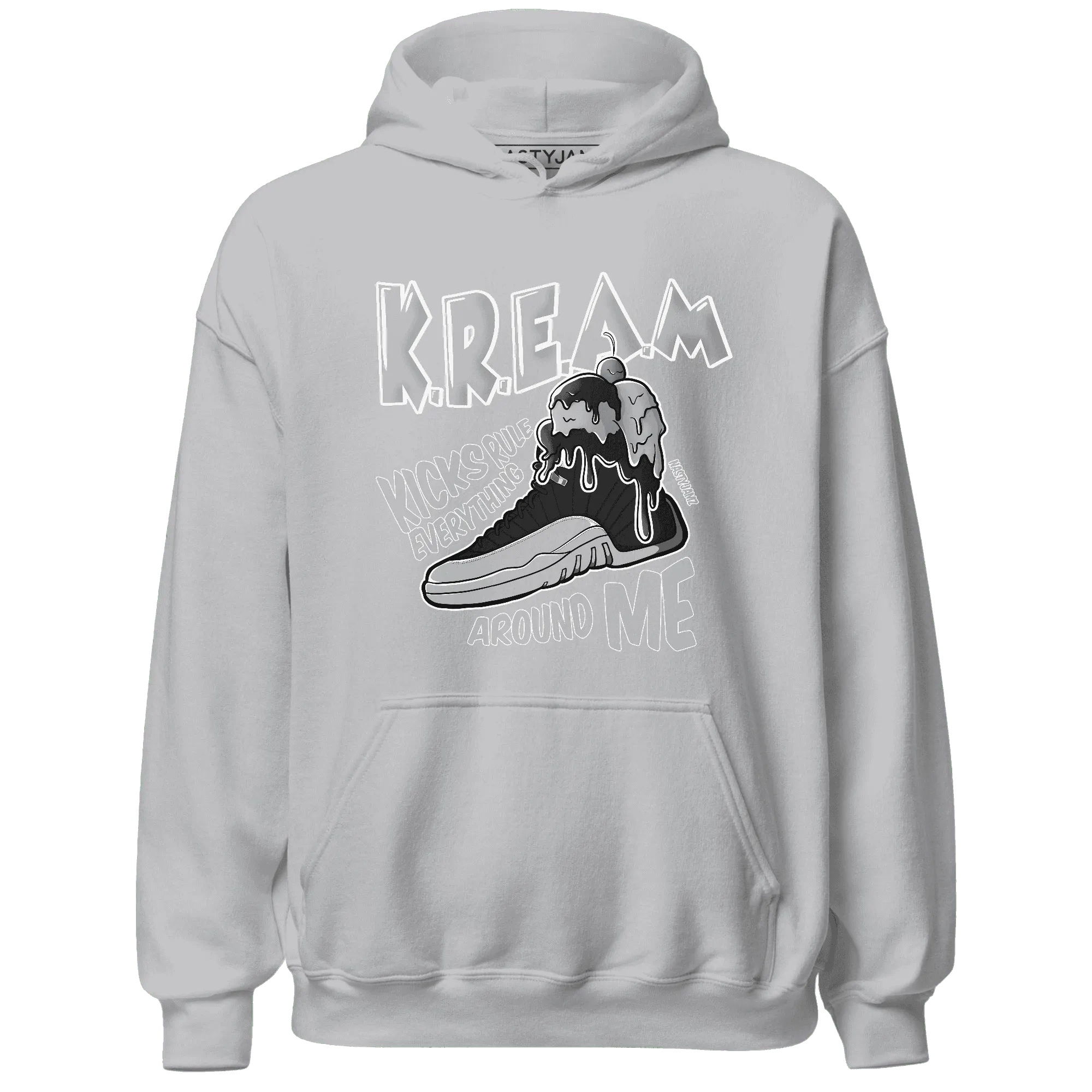 Wolf-Grey-12s-NastyJamz-Hoodie-Match-Kream-Sneaker
