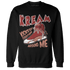 Dune Red 13s Sweatshirt Match Kream Sneaker - NastyJamz