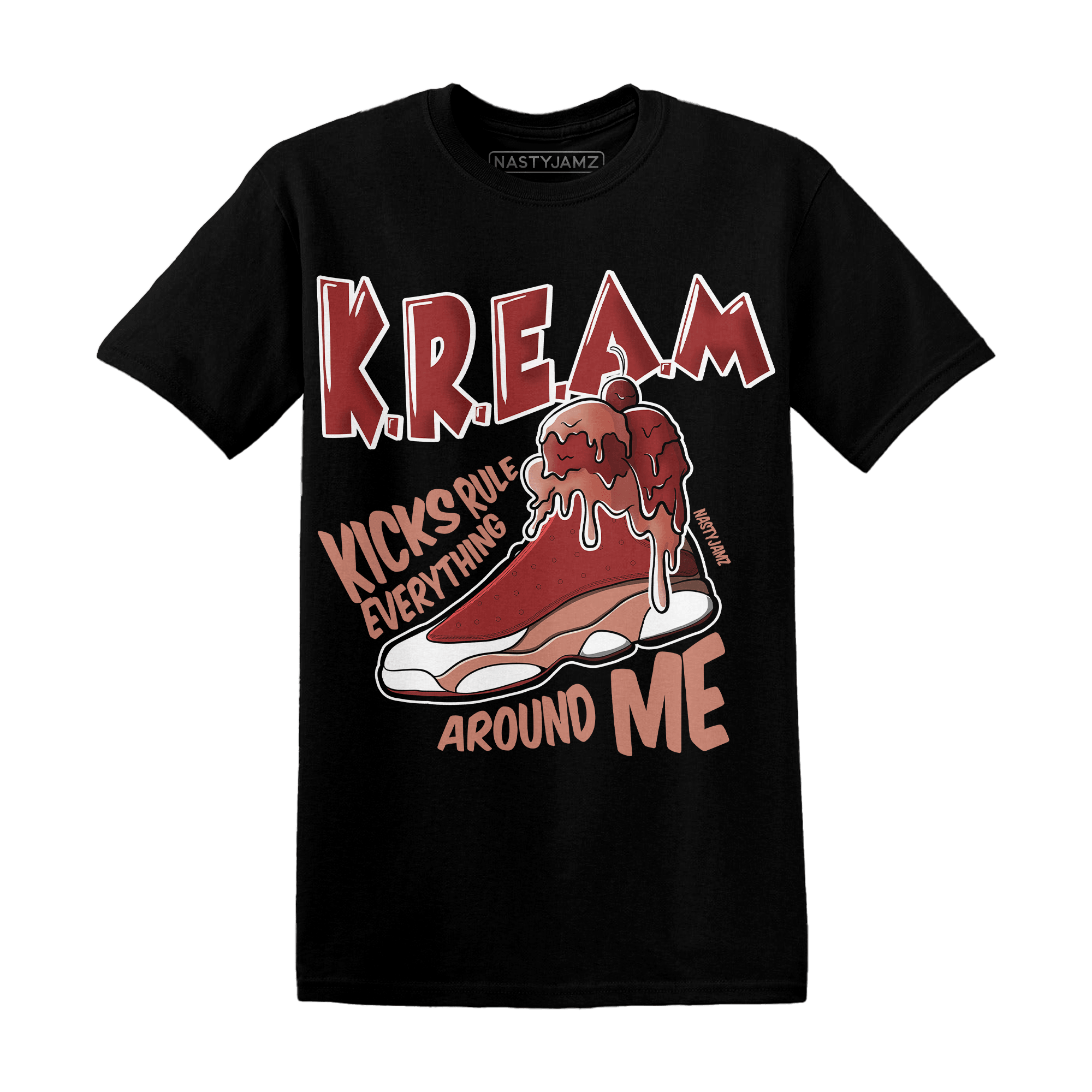 Dune Red 13s T Shirt Match Kream Sneaker - NastyJamz