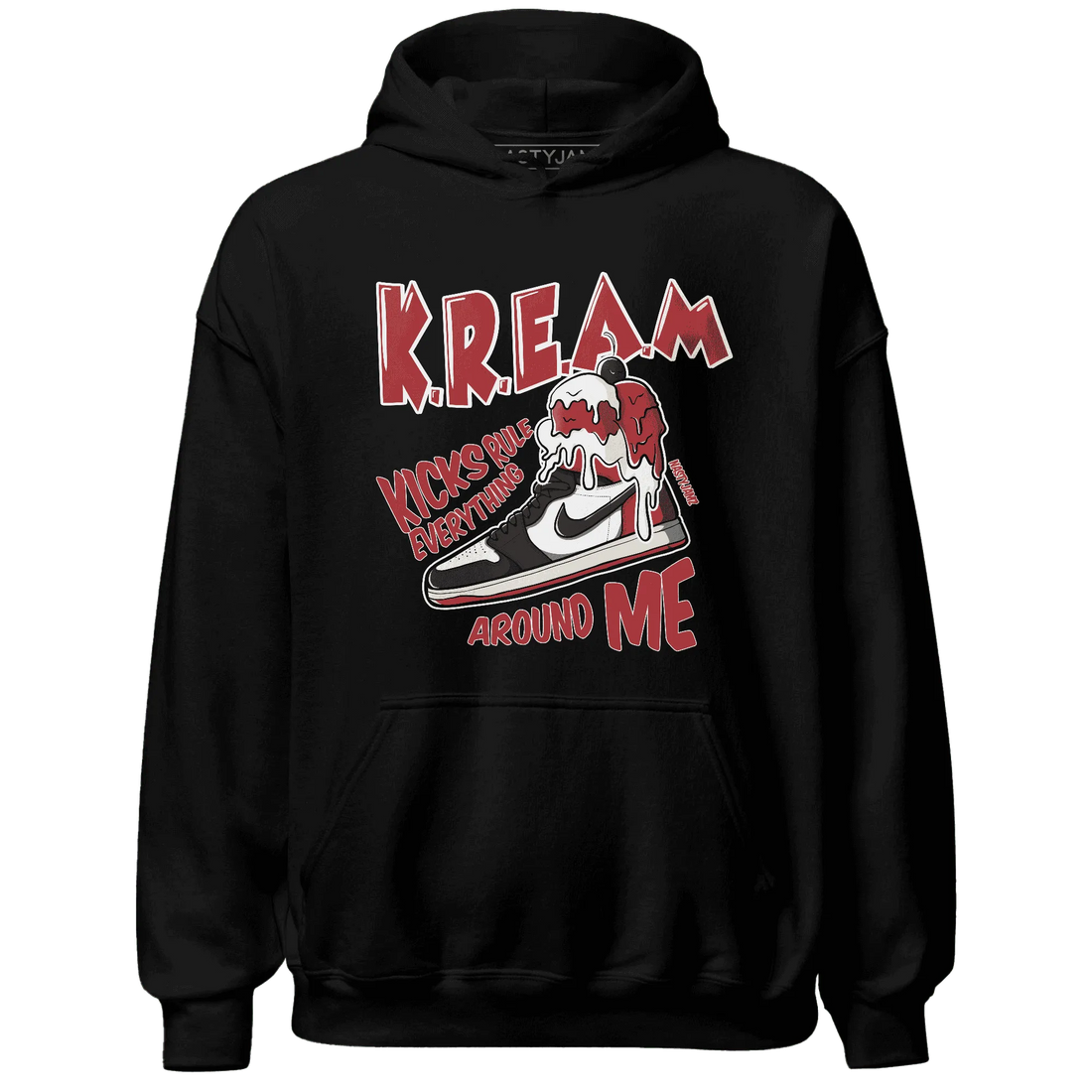 Black-Toe-Reimagined-Red-White-1s-Hoodie-Match-Kream-Sneaker