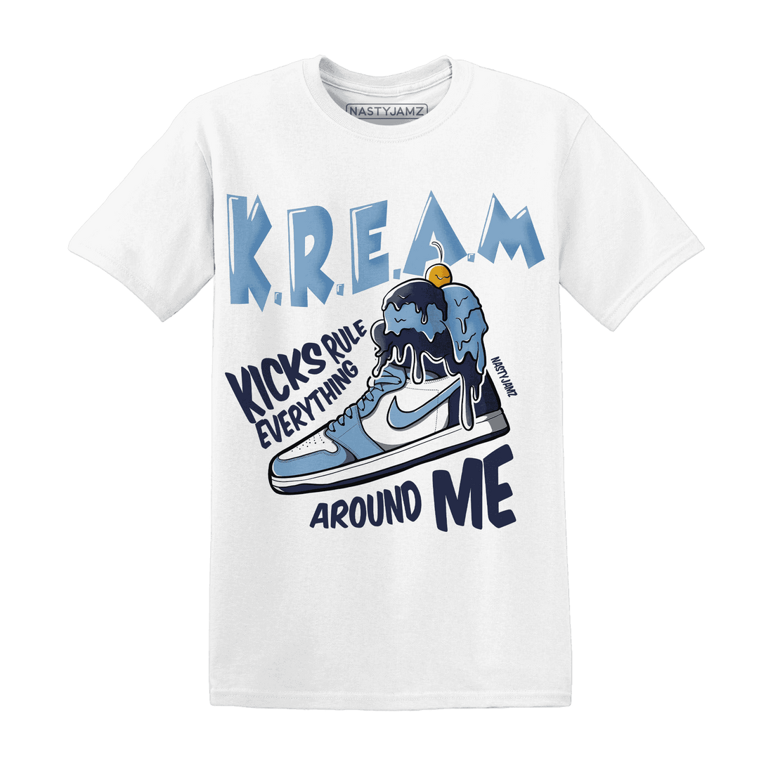 First In Flight 1s T Shirt Match Kream Sneaker - NastyJamz