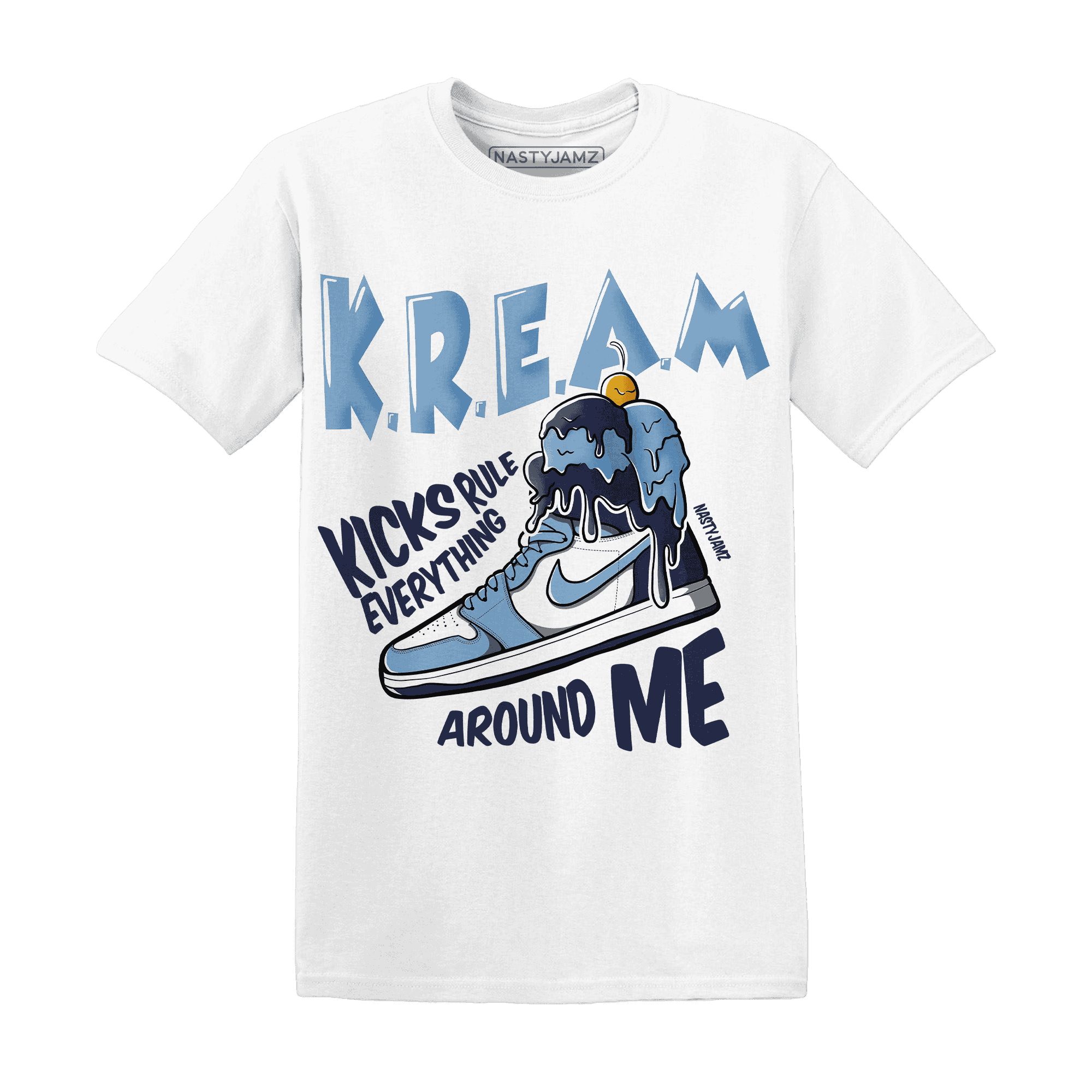 First In Flight 1s T Shirt Match Kream Sneaker - NastyJamz