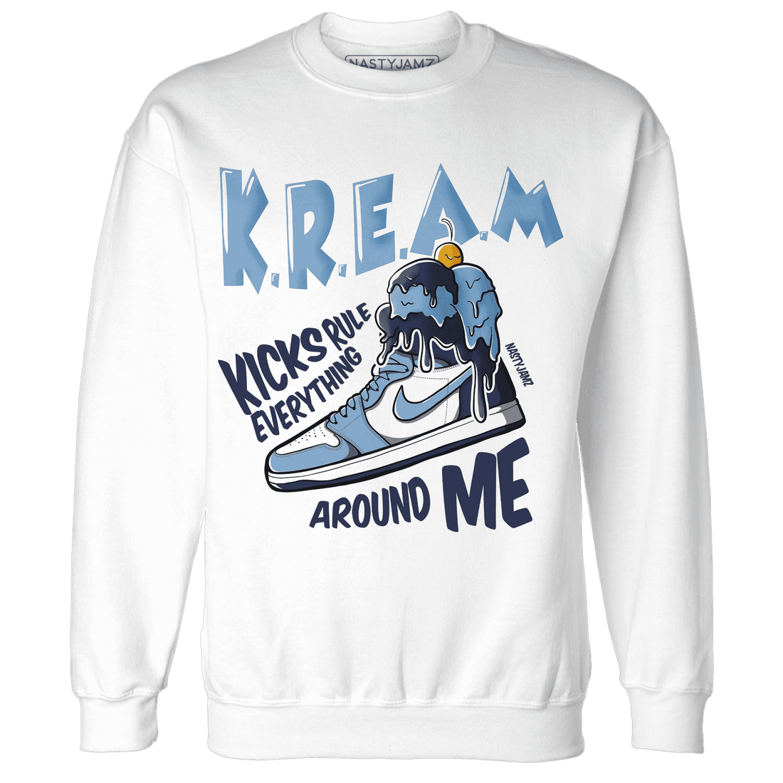First In Flight 1s Sweatshirt Match Kream Sneaker - NastyJamz