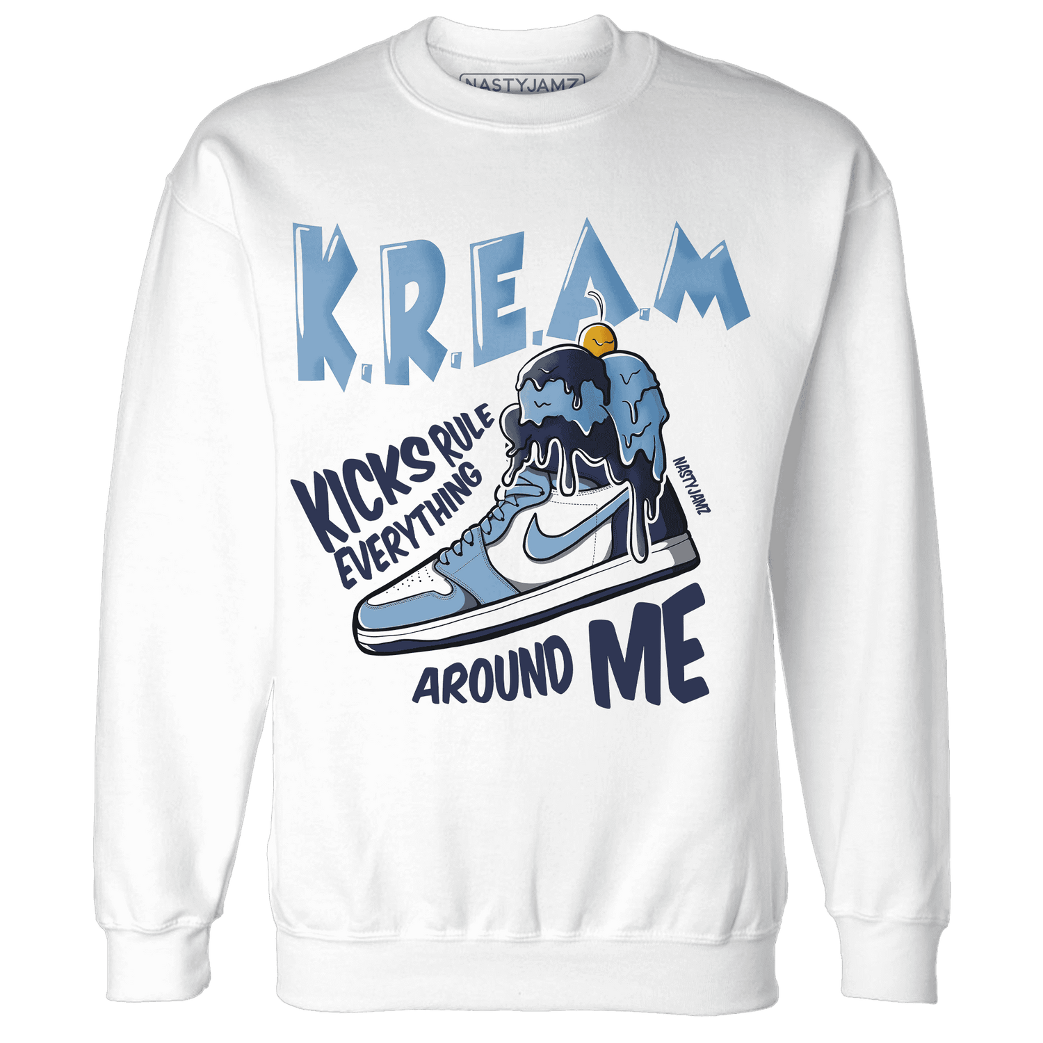 First In Flight 1s Sweatshirt Match Kream Sneaker - NastyJamz