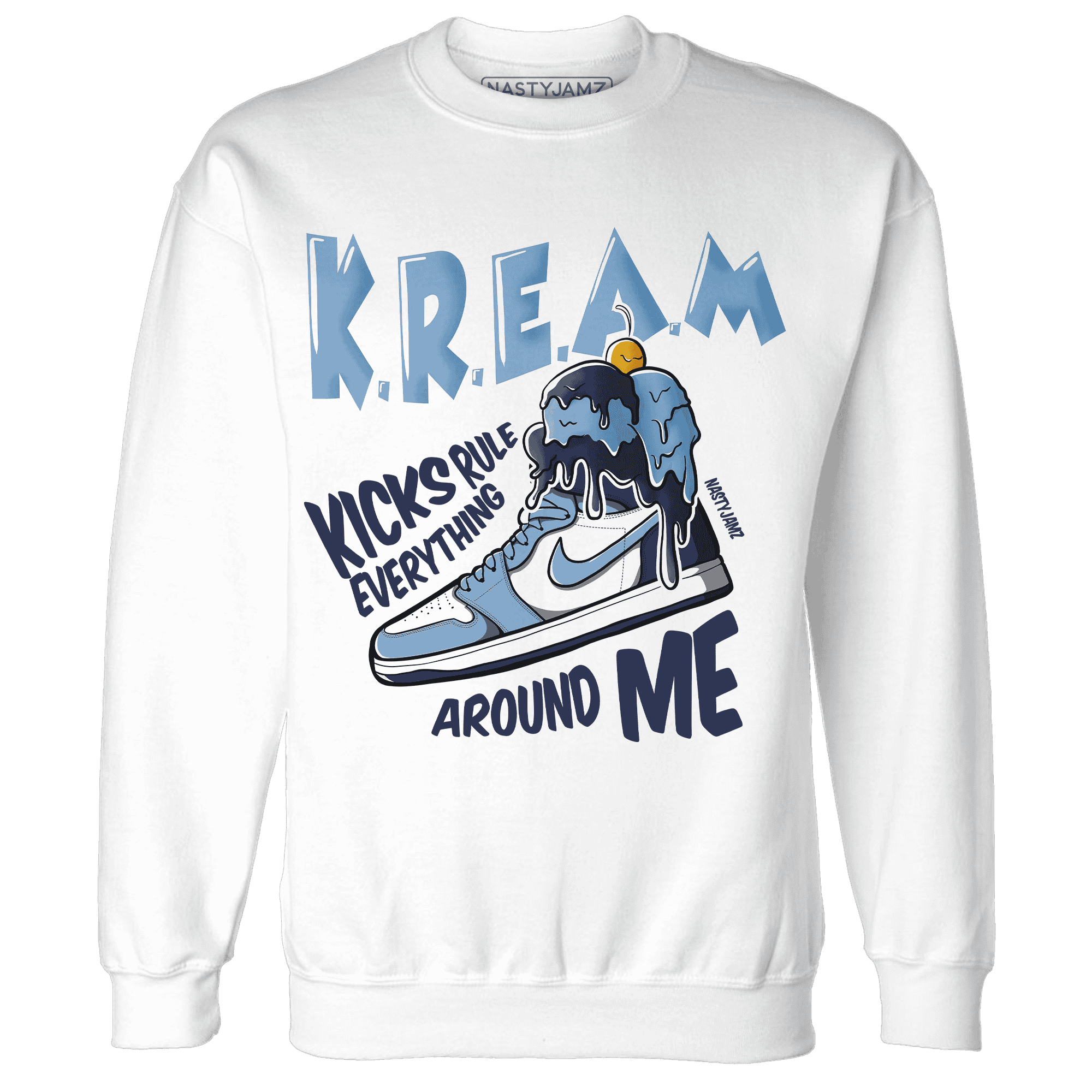 First In Flight 1s Sweatshirt Match Kream Sneaker - NastyJamz