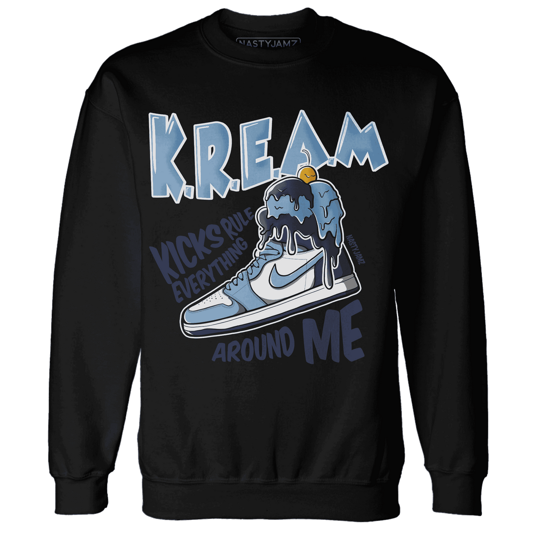 First In Flight 1s Sweatshirt Match Kream Sneaker - NastyJamz