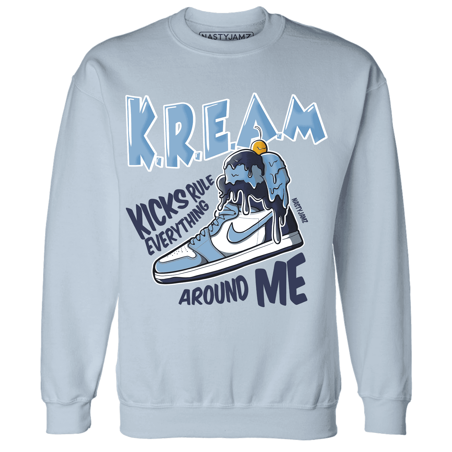 First In Flight 1s Sweatshirt Match Kream Sneaker - NastyJamz