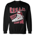 High 85 Metallic Burgundy 1s Sweatshirt Match Kream Sneaker - NastyJamz