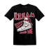 High 85 Metallic Burgundy 1s T Shirt Match Kream Sneaker - NastyJamz