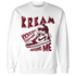 High White Team Red 1s Sweatshirt Match Kream Sneaker - NastyJamz
