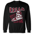 High White Team Red 1s Sweatshirt Match Kream Sneaker - NastyJamz