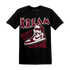 High White Team Red 1s T Shirt Kream Sneaker - NastyJamz